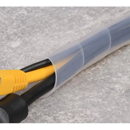 Spiral Cable Wrap – 3-25mm Bundle Diameter 10m White PE | QUADRIOS 2111C141
