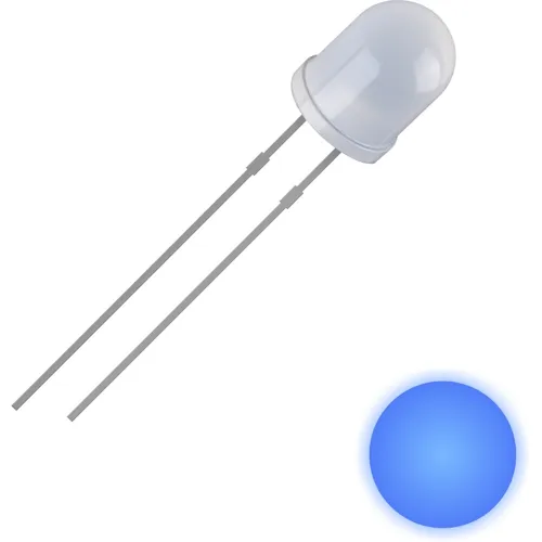 LED 3mm Blue 460nm 1300mcd 30° THT | QUADRIOS 2111O162