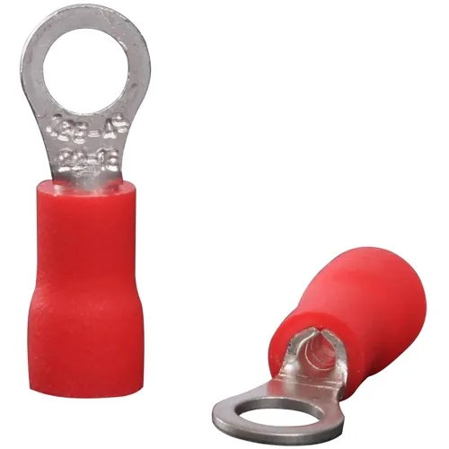 0.5-1.5mm² M4 Red Insulated Ring Cable Lug | QUADRIOS 22C441