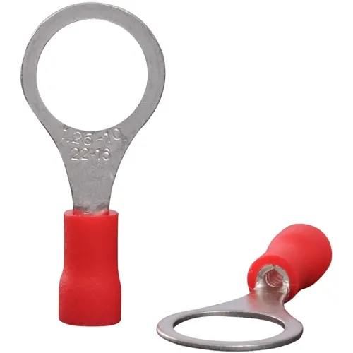 0.5-1.5mm² M10 Red Insulated Ring Cable Lug | QUADRIOS 22C445
