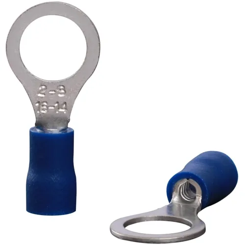 1.5-2.5mm² M8 Blue Insulated Ring Cable Lug | QUADRIOS 22C449