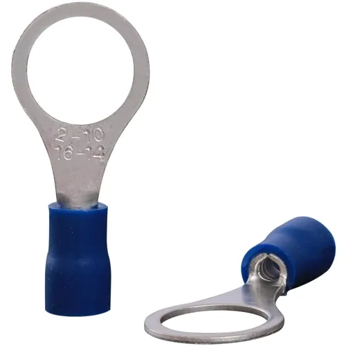 1.5-2.5mm² M10 Blue Insulated Ring Cable Lug | QUADRIOS 22C450