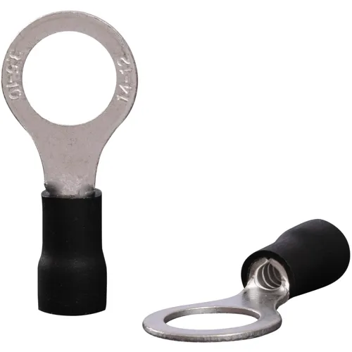 2.5-4.0mm² M10 Black Insulated Ring Cable Lug | QUADRIOS 22C455