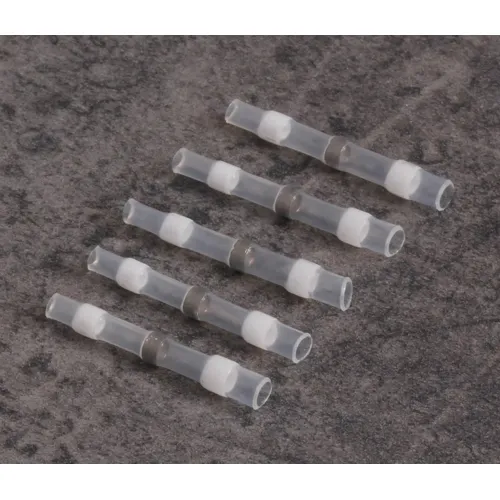 100pcs Solder Connector with Heat Shrink – 0.25-0.34 mm² White 26mm | QUADRIOS 22C461
