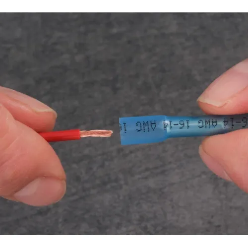 1.5-2.5mm² Blue Butt Connector – Heat Shrink Waterproof Crimp Splice | QUADRIOS 22C466