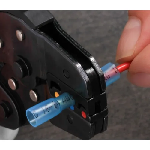 2.5-4.0mm² AWG 14-12 Black Heat Shrink Butt Connector - Waterproof Crimp Splice | QUADRIOS 22C468