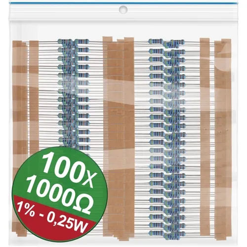 1kΩ Resistor – The Universal Pull-Up for I²C & MCU Circuits | QUADRIOS 22P046