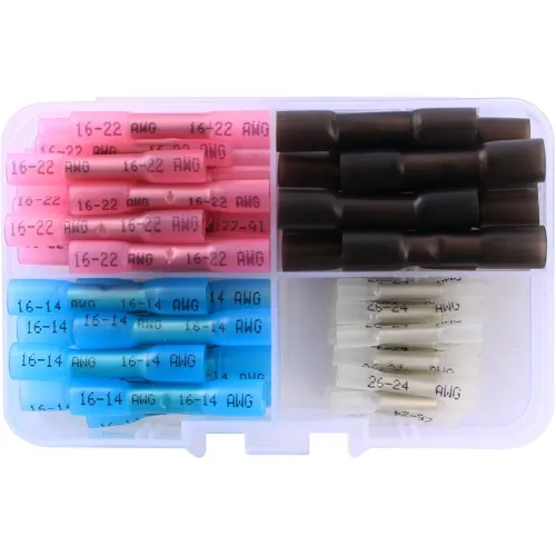 50pcs Heat Shrink Butt Connector Kit – Waterproof Splices 0.3-4mm² | QUADRIOS 23C495