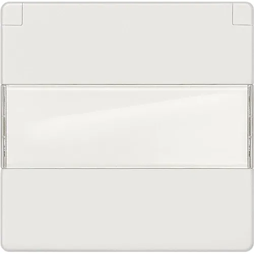 Siemens 5UH1081 DELTA i-system Titan White Cover Plate with Spring Flap for Schuko Sockets
