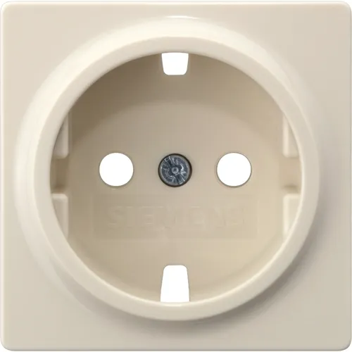 Siemens 5UH1046 DELTA i-system Cover Plate for Schuko Socket Outlet, Electric White