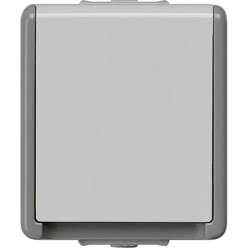 Siemens 5UB4717 DELTA flache Gray Schuko Single Socket with Increased Touch Protection, IP44 Surface-Mounted 16A 250V