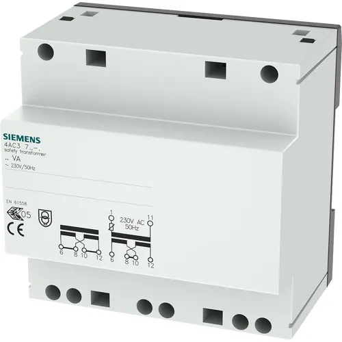 Siemens 4AC3740-1 SENTRON Safety Transformer, 40VA 230V Primary, 12V/16V/24V Secondary