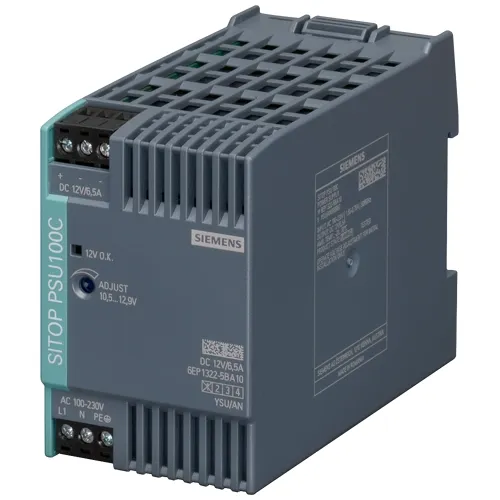 6EP1322-5BA10 SITOP PSU100C 12V DC 6.5A 78W, Siemens