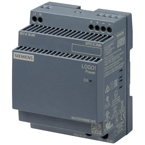 Siemens SIPLUS LOGO!Power 24VDC 4A 96W DIN Rail Power Supply