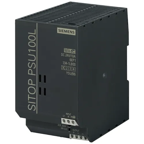Siemens 6EP1334-1LB00 240W Lite DIN Rail PSU Delivers 10A for Budget Automation