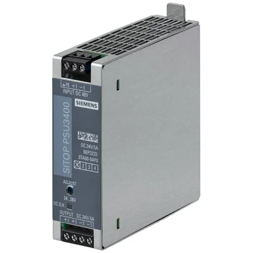 Siemens 6EP3233-0TA00-0AY0 DC/DC Converter Steps 48VDC to 24VDC at 5A