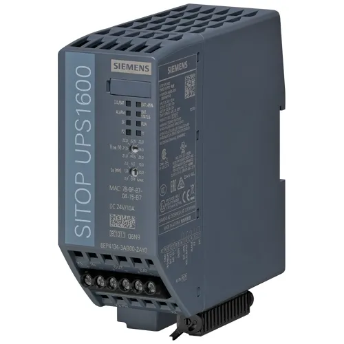 Remote Diagnostic 24V 10A UPS: Siemens SITOP UPS1600 PROFINET