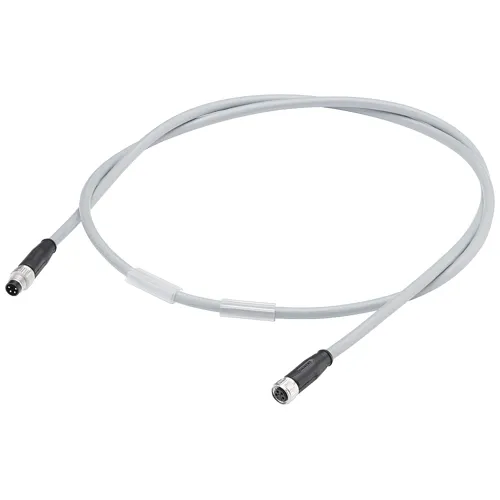 Siemens 6ES7194-2MN10 M8 Straight-to-Straight 24VDC Power Extension Cable for ET 200AL, 10m Gray PUR