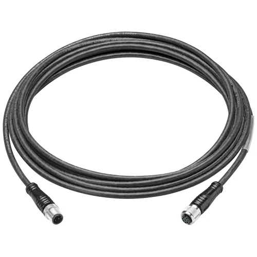Siemens 6GT2891-4MN10 M12 4-Pole Straight Plug to Straight Socket TPE-U IO-Link Cable, 10m