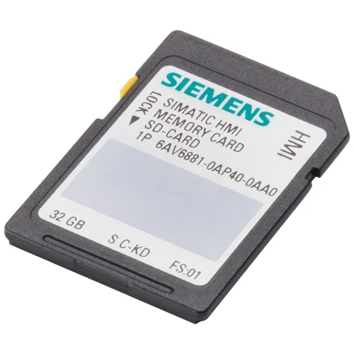 SIMATIC Industrial SD Card 32GB for IPC/Panel PC – Siemens 6AV6881-0AP40-0AA0