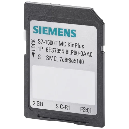 Siemens 6ES7954-8LP80 2GB SIMATIC S7 Memory Card for S7-1500T KinPlus Motion Control