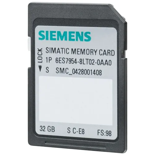 Siemens 6ES7954-8LT03 32GB SIMATIC S7 Memory Card for S7-1200 and S7-1500 Controllers
