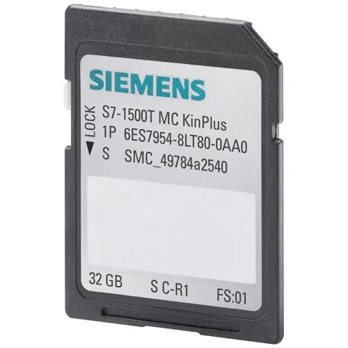 Siemens SIMATIC S7-1500 6ES7954-8LT80-0AA0 Memory Card 32 GB for Technology CPUs with KinPlus Motion Control