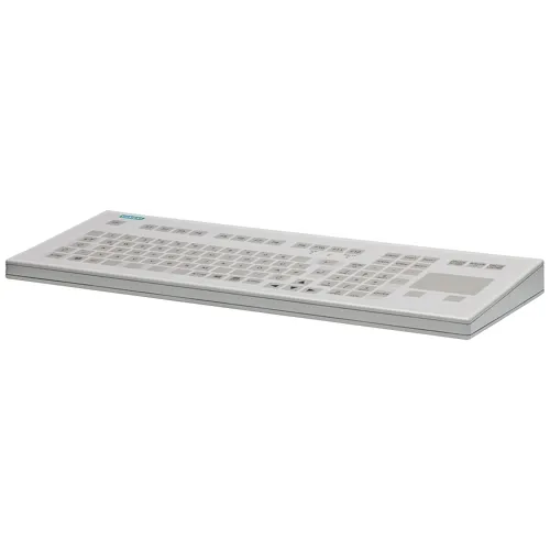 Siemens 6GF6710-2AC SIMATIC HMI PS/2 Membrane Keyboard with Touchpad — IP65 Desktop, German Layout