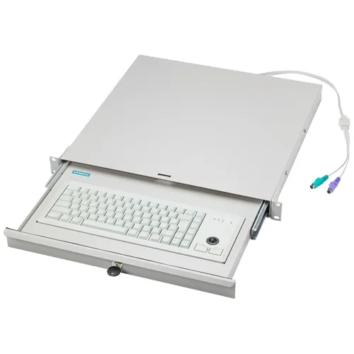 Siemens 6GF6710-3BK SIMATIC HMI PS/2 Withdrawable Keyboard with Trackball — 19 Slide-In, International Layout