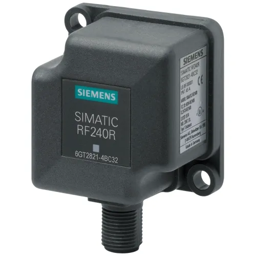 Siemens SIMATIC RF240R 6GT2821-4BC32 Compact HF RFID Reader with IO-Link V1.1, Integrated Antenna, IP67
