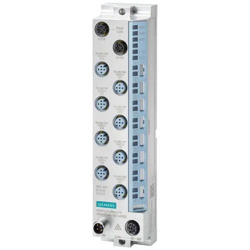 Siemens 6ES7148-6JE00-0BB0 ET 200eco PN IO-Link Master, 4 Ports + 12 DIQ, 2 A Output, IP67