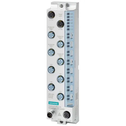 Siemens 6ES7148-6JJ00-0BB0 ET 200eco PN IO-Link Master, 8 Ports + 8 DIQ, Multi-Fieldbus, IP67
