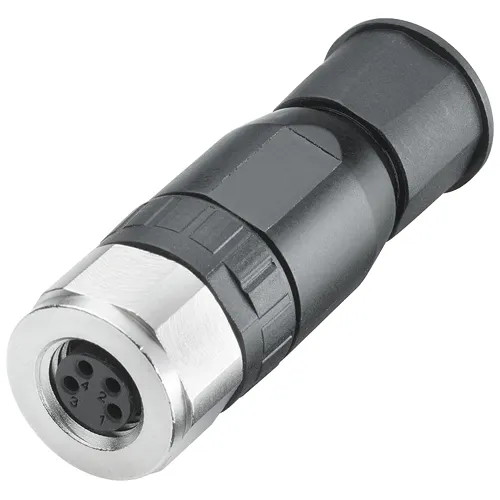 Siemens 6ES7194-2AC00-0AA0 M8 Field-Wireable Female Socket, 4-Pole Screw Terminal, IP67