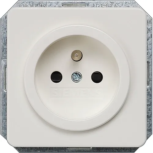 Siemens 5UB1315 DELTA profil CEE 7 Socket Outlet, Cage Clamp Terminals, Increased Touch Protection, 16A 250V