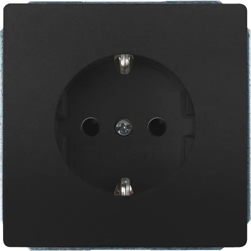 Siemens 5UB1855-0AC01 Anthracite SCHUKO Socket Outlet with Increased Touch Protection, 16A 250V