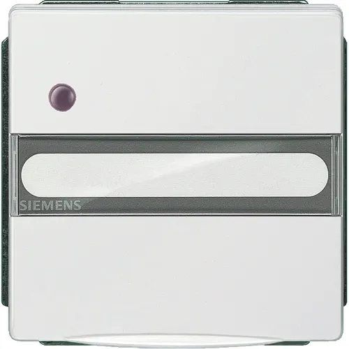 Siemens 5UB1847 White Schuko Socket Outlet with Label Window and Increased Touch Protection, 16A 250V