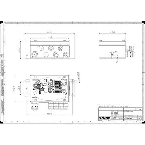 Siemens 7MH5001-0AD01 SIWAREX DB Digital Junction Box, 4-Channel, Stainless Steel, IP66