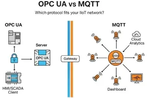 OPC UA MQTT HMI Architecture